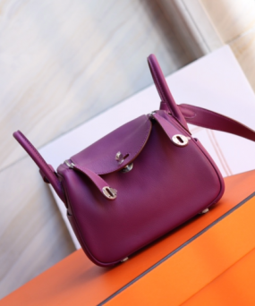 에르메스 미니 린디백19 아네몬느 금장 스위프트